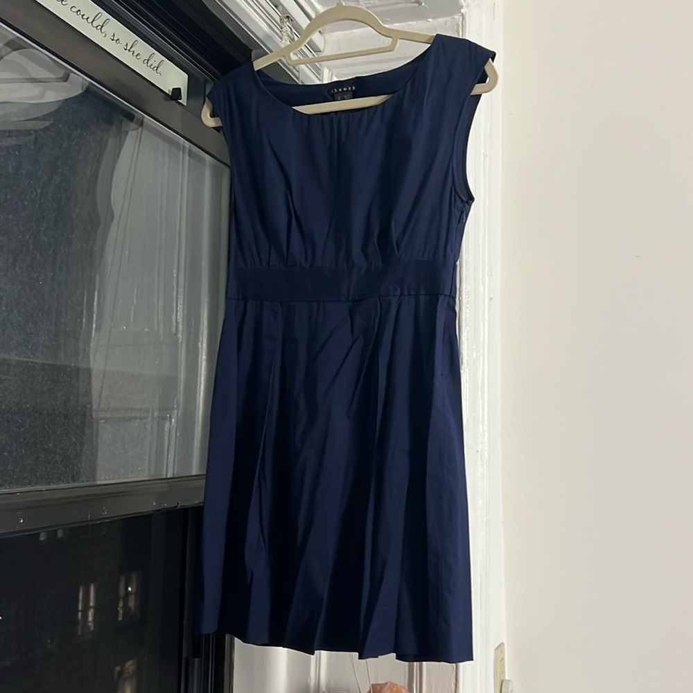 Theory Navy Blue Dress